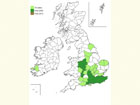  Distribution map Copyright Martin Evans 
