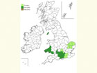  Distribution map Copyright Martin Evans 