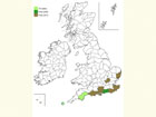  Distribution map Copyright Martin Evans 