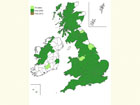  Distribution map Copyright Martin Evans 