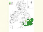  Distribution map Copyright Martin Evans 