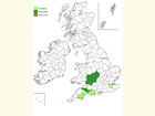  Distribution map Copyright Martin Evans 