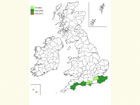  Distribution map Copyright Martin Evans 