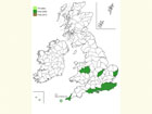  Distribution map Copyright Martin Evans 
