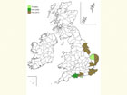  Distribution map Copyright Martin Evans 