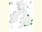  Distribution map Copyright Martin Evans 